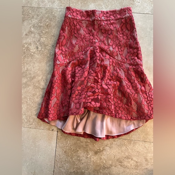 ALEXIS
Taza Top and Braxton Skirt Set in Salmon Lace (D8) - Picture 14 of 14